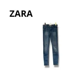 【ザラ】デニム　ジーンズ　スキニー　カジュアル　ブルー　EUR 36
