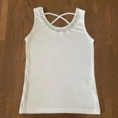 ビジュー付きタンクトップ*・゜゜・*:.。..。.:*・