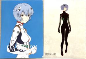 エヴァンゲリオン レイ・アヤナミ クリアファイル2枚セット