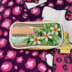 ROCO NAILS ポーチ イエロー 花柄 平成レトロ ギャル タグ付きのサムネイル