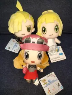 ポケモンマスターズ EX ぬいぐるみ マスコット 全3種類セット Pokémon