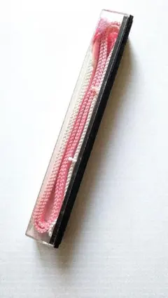 ピンクと白の帯締め