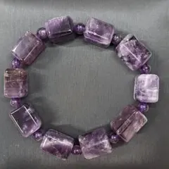 ドリームアメジスト ブレスレット レクタングル 天然石ブレスレット