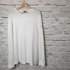 イタリア製◆DSQUARED² ロングスリーブTシャツ ホワイト 長袖Tシャツのサムネイル