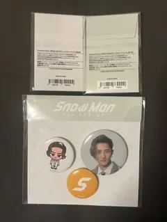 SnowMan 1st POPUP 韓国ソウル　岩本照　フォトカードバッジセット