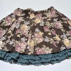 【古着】OLIVE des OLIVE アンティーク プリーツスカート