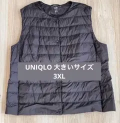 UNIQLO ウルトラライトダウン　ベスト　3XL 大きいサイズ　黒　レア