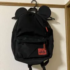 ま*読様 ミッキーマウス耳付き黒リュック