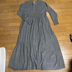 アメリカンホリック☆グレー ロングニットワンピース