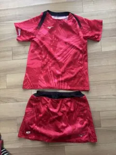 Mizuno 卓球ウェアセット レッド