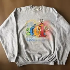 00s USA製　Walt Disney World 2001 記念 スウェット