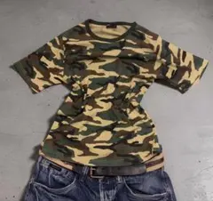 y2k archive camouflage slim fit lib teeのサムネイル