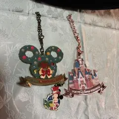 ディズニークリスマス　ディズニー40周年　ドリームゴーラウンド　バッグチャーム