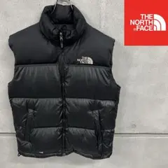 美品　ノースフェイス　ヌプシ　ベスト　ブラック　メンズs 700フィル