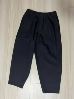 GU ワイドパンツ 黒 メンズ L ふる