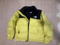 THE NORTH FACE ダウンジャケット ヌプシ　イエロー/ブラック