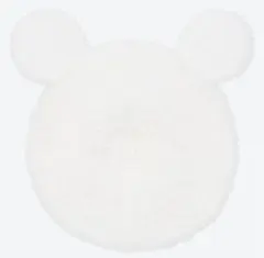 ベレー帽 58cm ミッキー ホワイト モヘア調