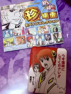 銀魂 神楽 珍場面缶バッジコレクション