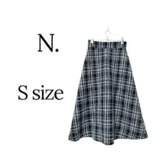 N. ツイードチェックロングフレアスカートSのサムネイル