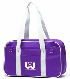 ワッペ　紫 Amazon.co.jp: [ワールドペガサス] スクールバッグ WP001 パープル