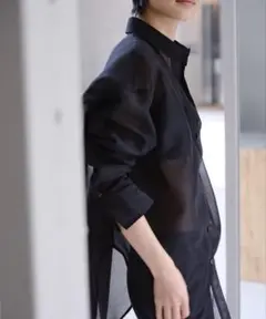 新品試着のみ organdy shirt -made in japan-
