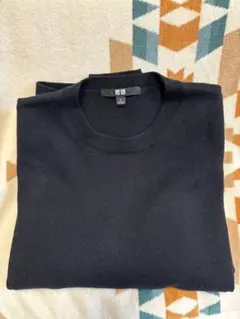 UNIQLO レディース カシミヤクルーネックセーター L 黒