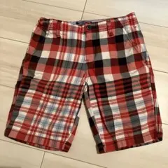 TOMMY HILFIGER チェック柄ショートパンツ 140
