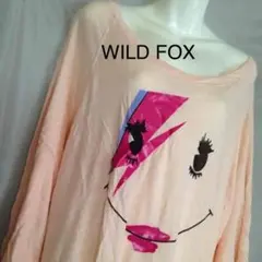 ワイルドフォックス デヴィットボウイ でかプリ ラグランTシャツ 大きいサイズのサムネイル
