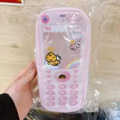 ③新品 てんしっち たまごっち ガラケー型　ビニールポーチ しまむら