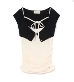 andmary Vickey flower set tops black - メルカリ
