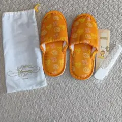 ミッキーマウス子どもスリッパ·コームDISNEYLANDディズニーホテル未使用