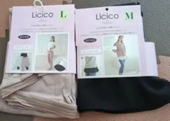 Licico マタニティレギンス L と腹巻M のセット