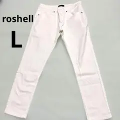 roshell メンズ　スキニーデニム ホワイト Lのサムネイル