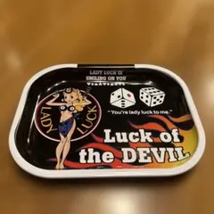 アメリカン ミニ ティン トレイ/アメリカンイ/ガレージ/LADY LUCK