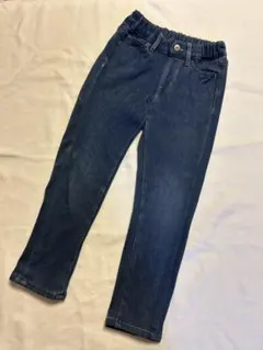 ユニクロ　ヒートテック　裏起毛　デニム　パンツ　110