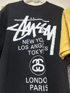 STUSSY グラフィックプリント WORLD TOUR TEE Tシャツ
