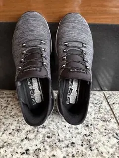 SKECHERS Slip-ins グレー /ブラック　スニーカー