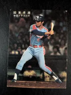 限定版】カルビー、プロ野球カード、1982年717、中日、中尾孝義 - メルカリ