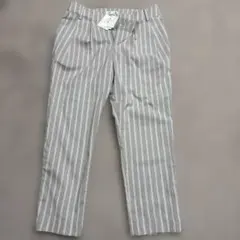 新品　jayro ストライプ カジュアルパンツ Mサイズ グレーのサムネイル