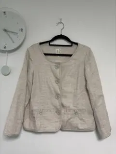 SM2ノーカラーベージュジャケット M