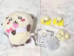 ちいかわ　ラッコと一緒ぬいぐるみ　松屋　フォンタブ　クーナッツ6点セット