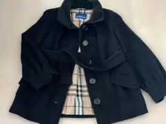 ◆バーバリー ブルーレーベル ロンドン アルパカ ウールコート 38ノバチェック