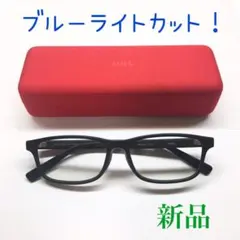 【JINS】スクエア型メガネ（ブルーライトカット）