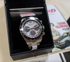 イニシャルd 30周年 藤原拓海 86 腕時計 ソーラー クロノグラフ 新品