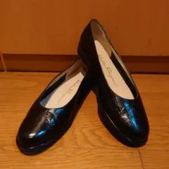 Salvatore Ferragamo ブラックバレリーナシューズ