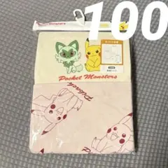 新品未開封★ポケモン　下着 インナー 肌着 長袖　丸首 2枚組　100 ニャオハ