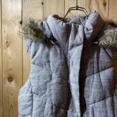 ss3522 Gap ギャップ 中綿 ダウンベスト グレー XS