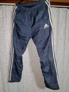 adidas Climastorm デニム風トレーニングパンツ ネイビー