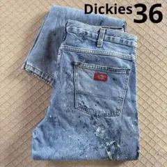 ペンキ飛び W36 Dickies ディッキーズ C993RNB デニムパンツのサムネイル
