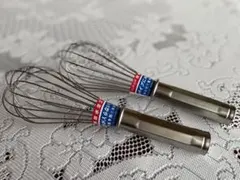 【新品】18-8耐熱防水泡立て器　#8 240mm 2本セット・お値下げしましたのサムネイル
